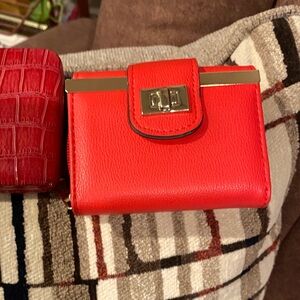 Red Leather Wallet